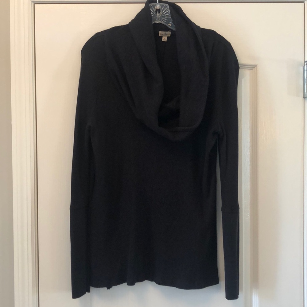 Thermal cowl neck light weight sweater